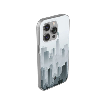 Grey Lite Phone Case for iPhone - Steel Mist Skyline