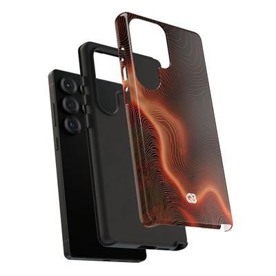 Caldera Ridge · Tough Phone Case for Samsung · Orange