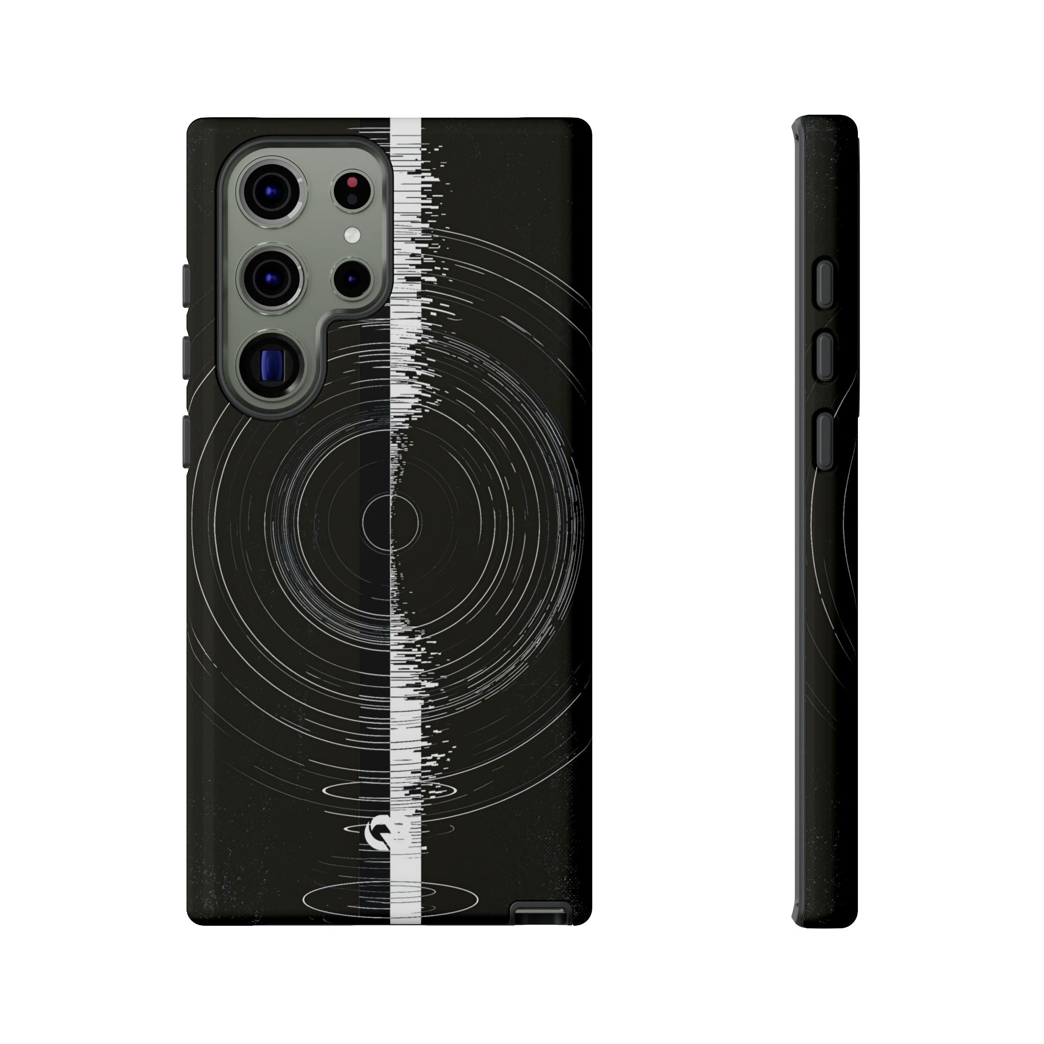 Black Tough Phone Case for Samsung - Obsidian Orbital Signal