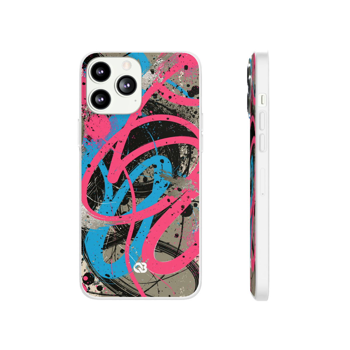 Cyber Splatter Flow · Lite Phone Case for iPhone ·  Pink