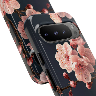 Midnight Sakura Bloom · Tough Phone Case for Pixel ·  Pink