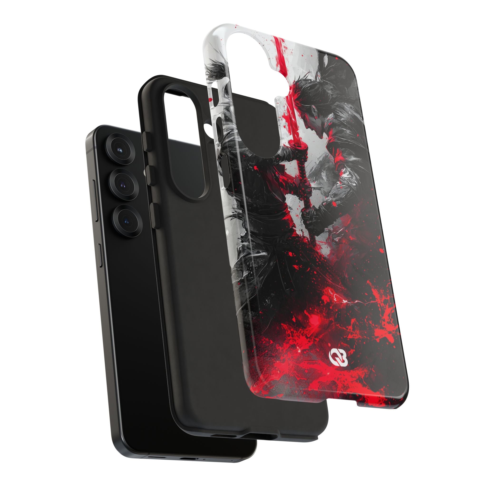 Shattered Crimson Duel · Tough Phone Case for Samsung
