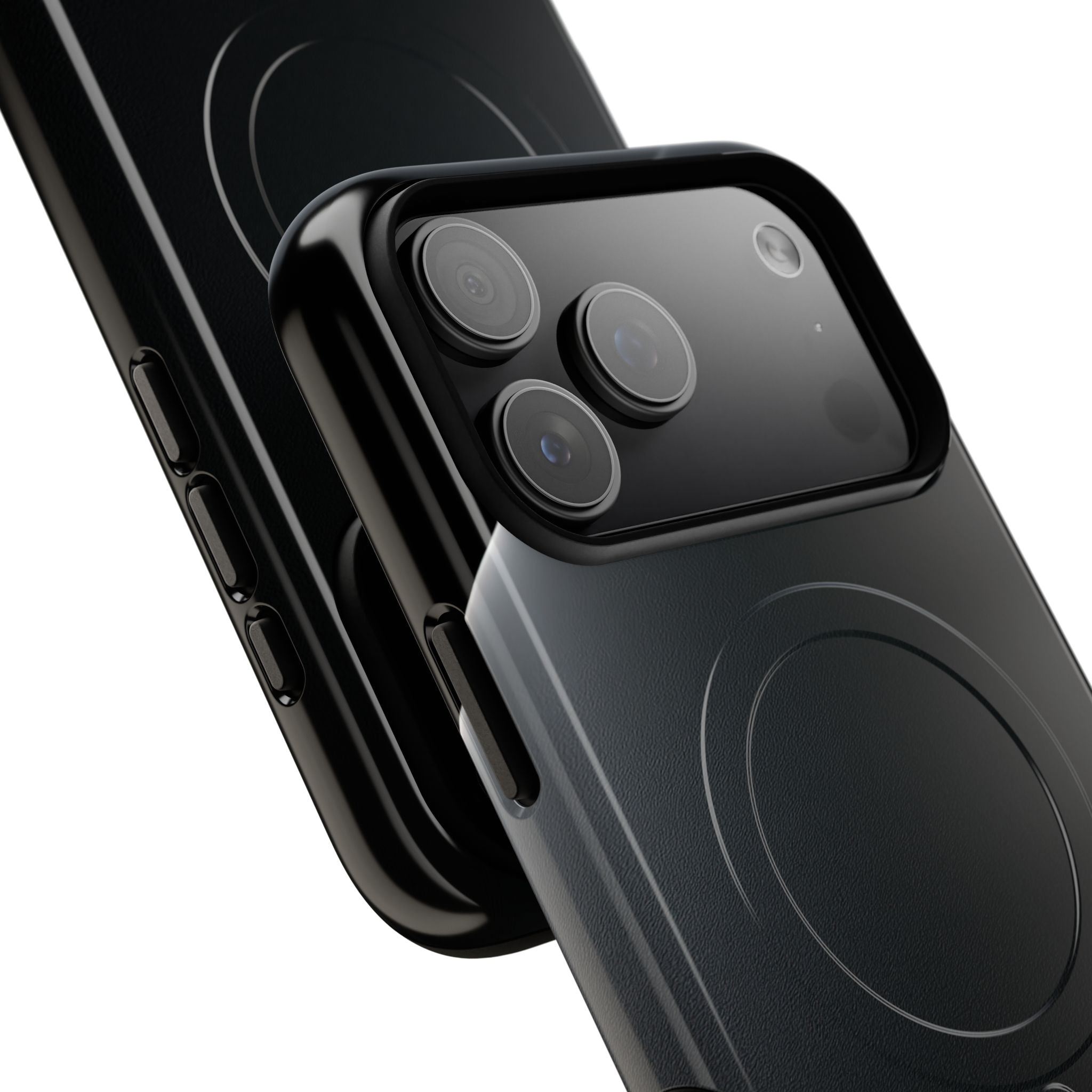 Black Tough 2.0 Magsafe Phone Case for iPhone - Obsidian Lunar Arch