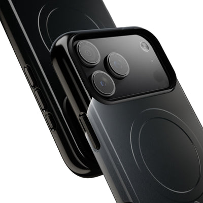 Black Tough 2.0 Magsafe Phone Case for iPhone - Obsidian Lunar Arch