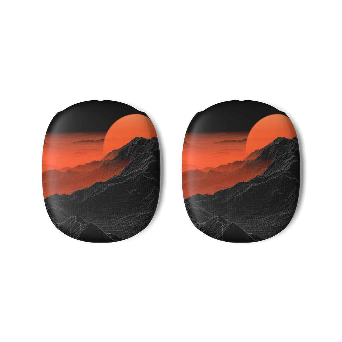 Solar Ridge Mesh · Hard Case for AirPods Max · Black