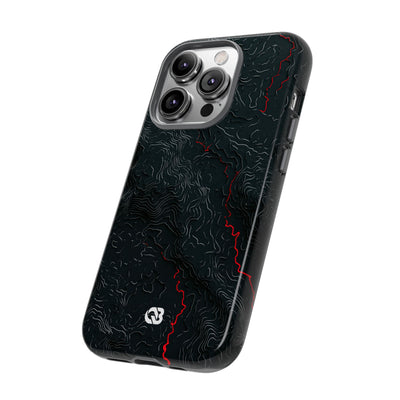 Crimson Rift · Tough Phone Case for iPhone · Black