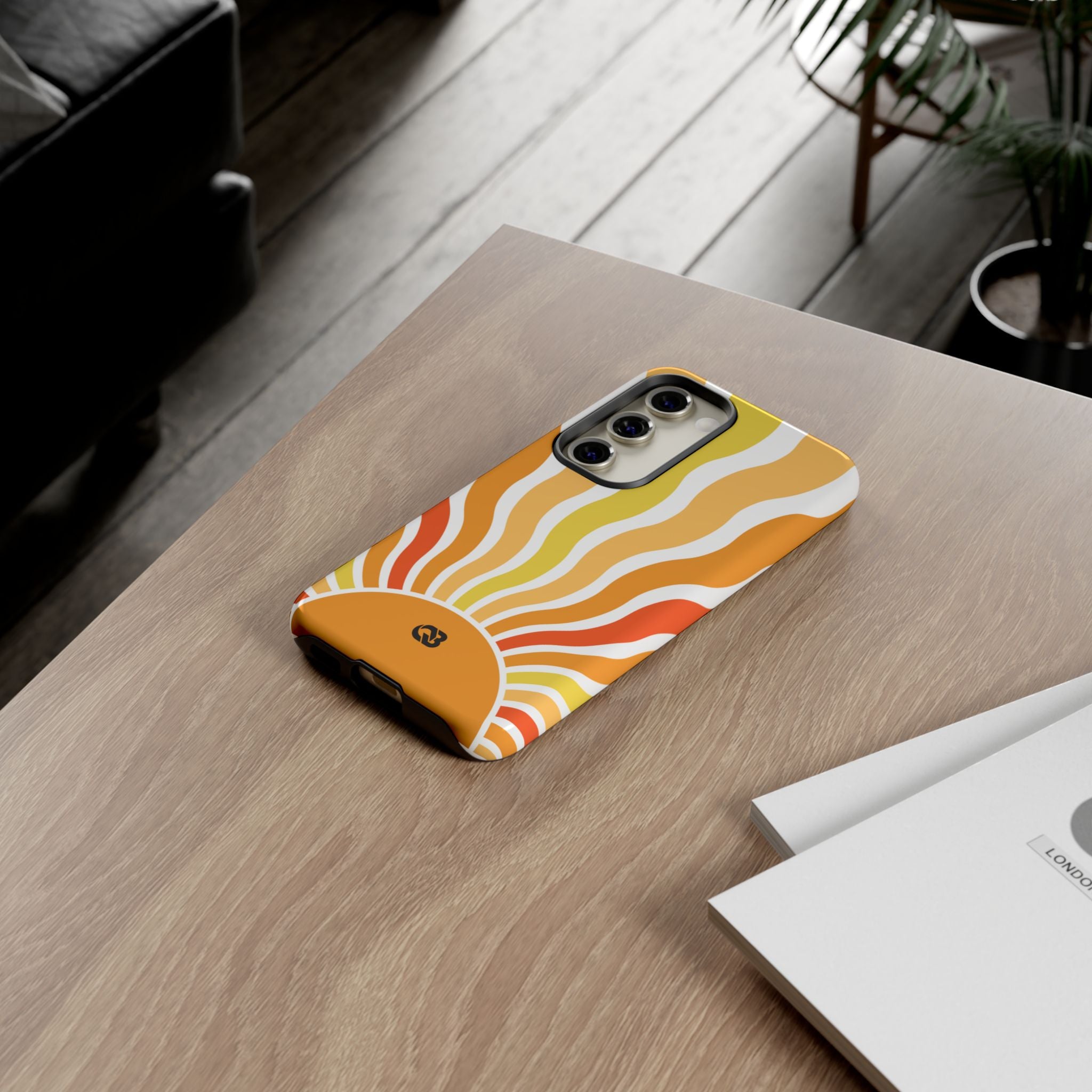 Amber Solar Waves · Tough Phone Case for Samsung