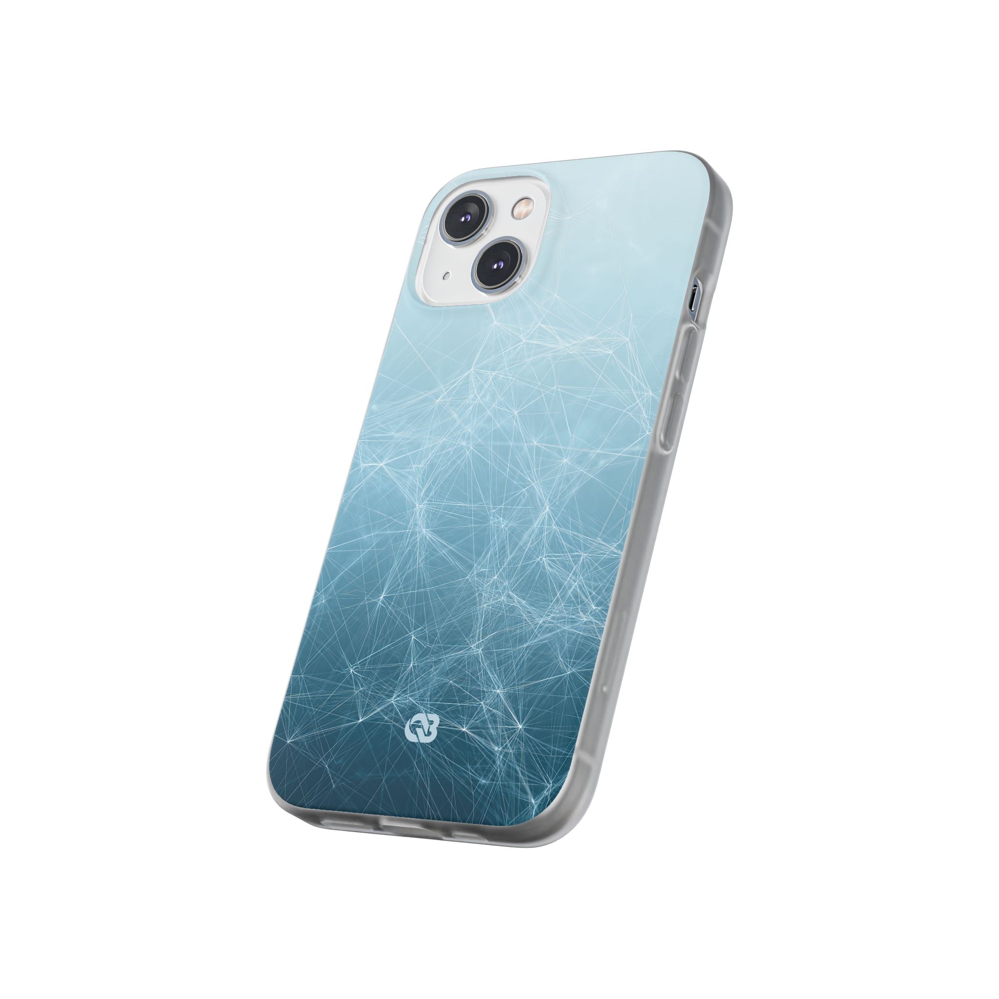 Teal Lite Phone Case for iPhone - Arctic Digital Nexus