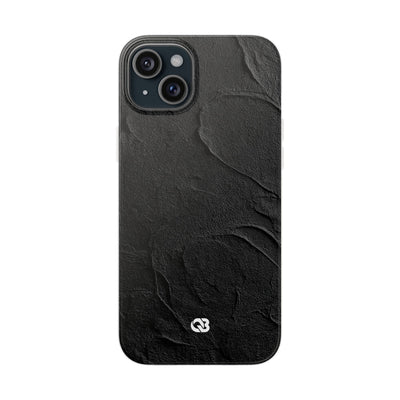 Obsidian Stucco Relief · Lite Phone Case for iPhone ·  Black