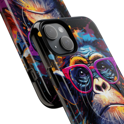 Neon Splatter Primate · Tough+ Magsafe