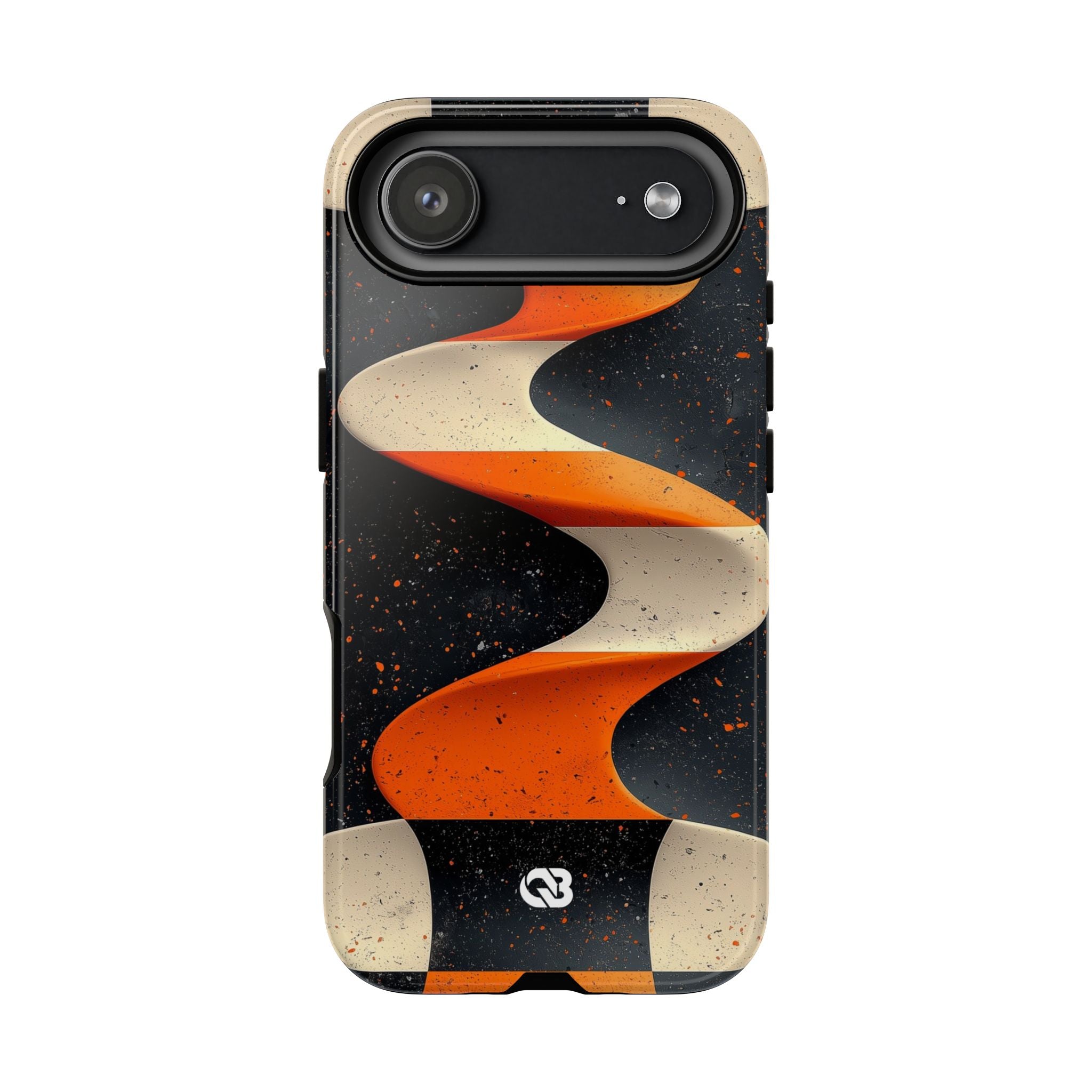 Orange Grit Twist · Tough Phone Case for iPhone