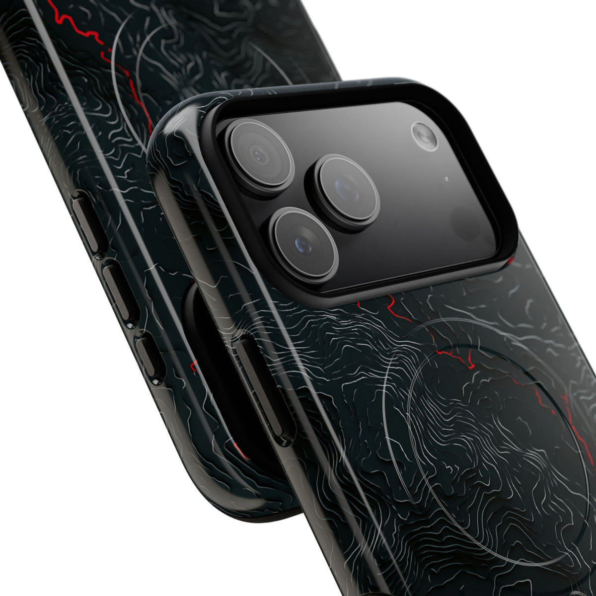 Crimson Rift · Tough 2.0 Magnetic Phone Case for iPhone · Black
