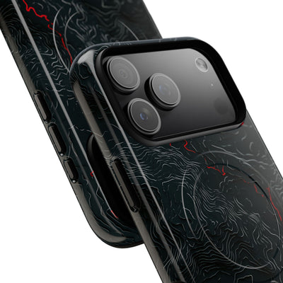 Crimson Rift · Tough 2.0 Magnetic Phone Case for iPhone · Black