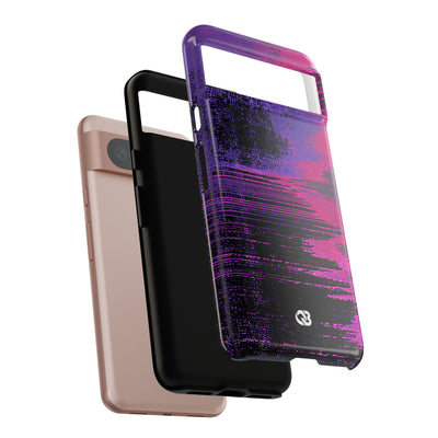 Neon Signal Shift · Tough Phone Case for Pixel ·  Purple
