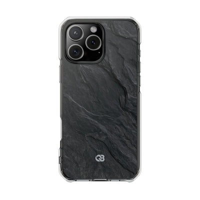 Black Impact MagSafe Phone Case for iPhone - Midnight Slate Ridge