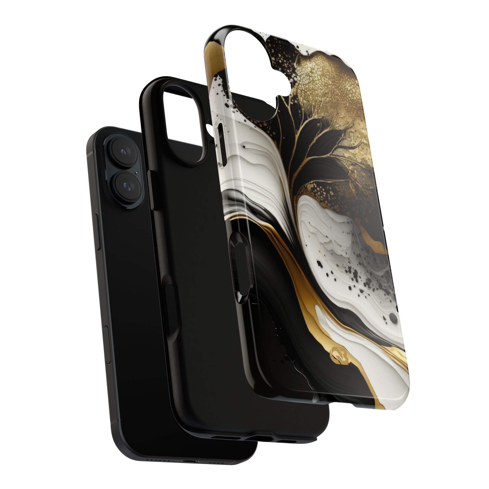 Molten Onyx Gold · Tough Etui na telefon dla iPhone