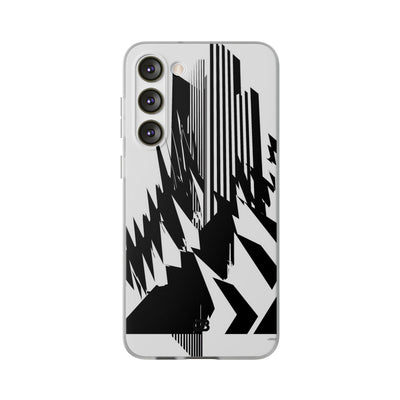 White Lite Phone Case for Samsung - Shattered Vector Spire