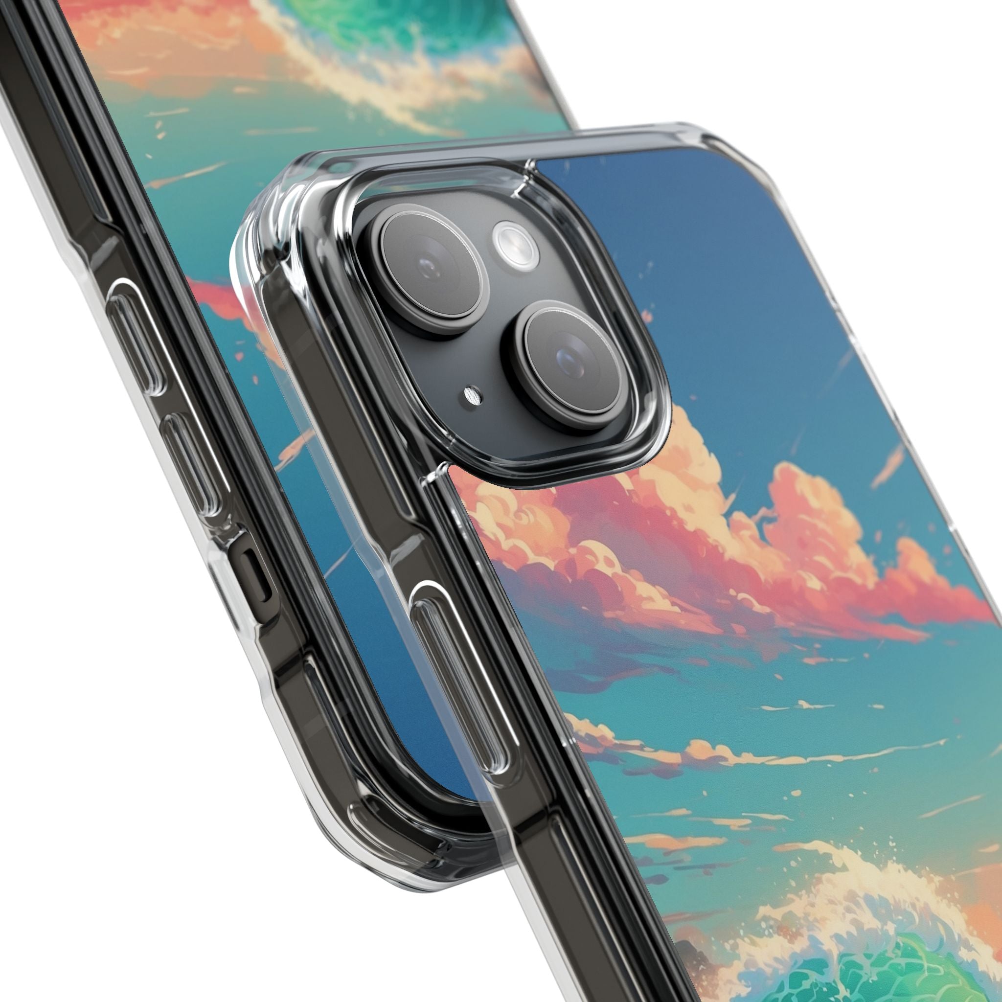 Turquoise Crest iPhone 15 Case - Impact