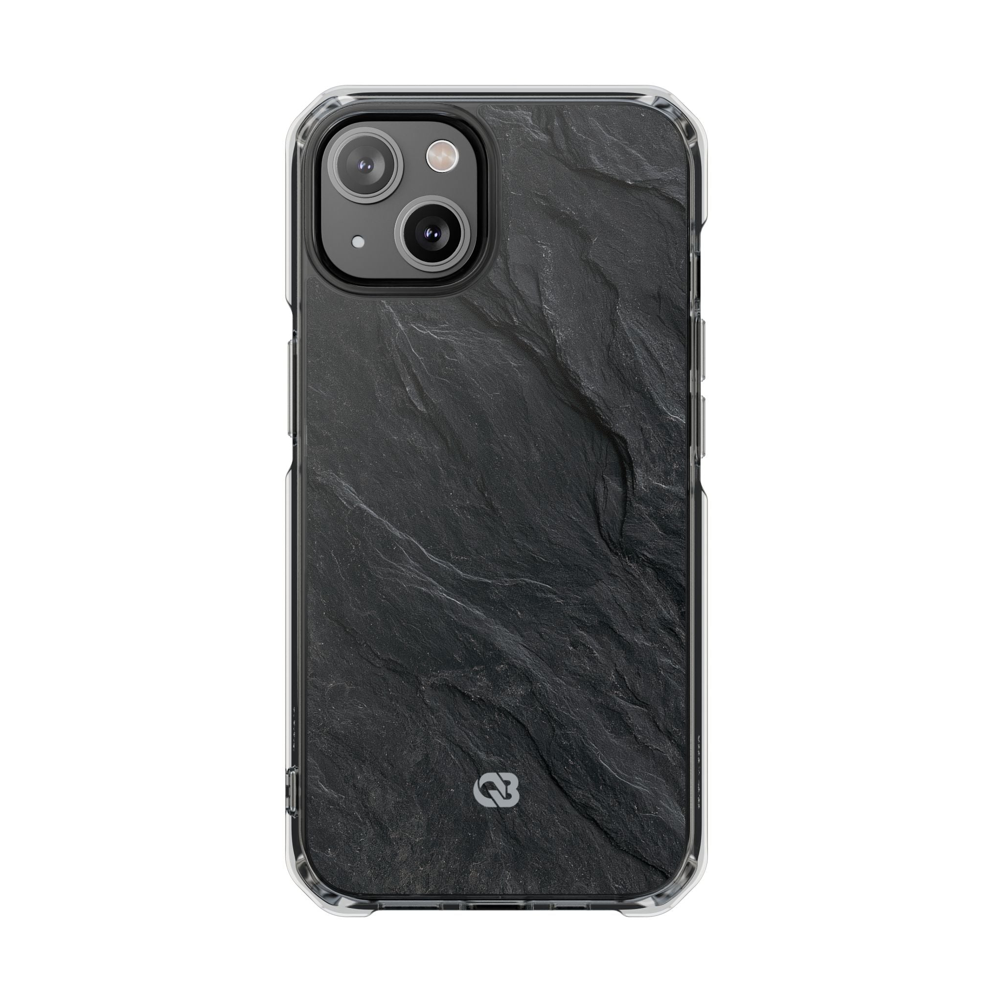 Black Impact MagSafe Phone Case for iPhone - Midnight Slate Ridge