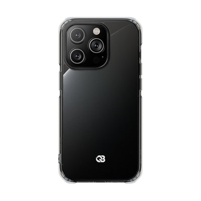 Obsidian Horizon · Clear Impact Magnetic Phone Case for iPhone ·  Black