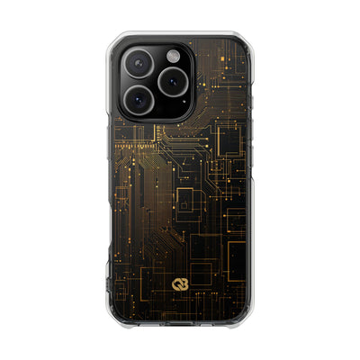 Gold Impact MagSafe Phone Case for iPhone - Amber Core Mainframe
