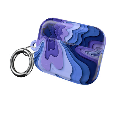Periwinkle Strata Bloom · Hard Case for AirPods & AirPods Pro · Purple
