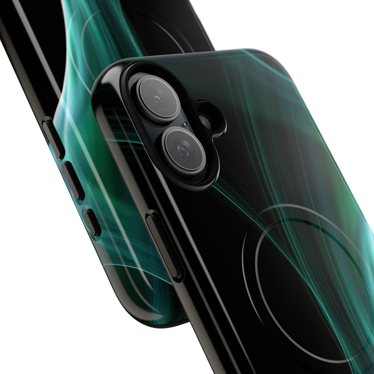 Emerald Lumen · Tough 2.0 Magnetic Phone Case for iPhone · Green