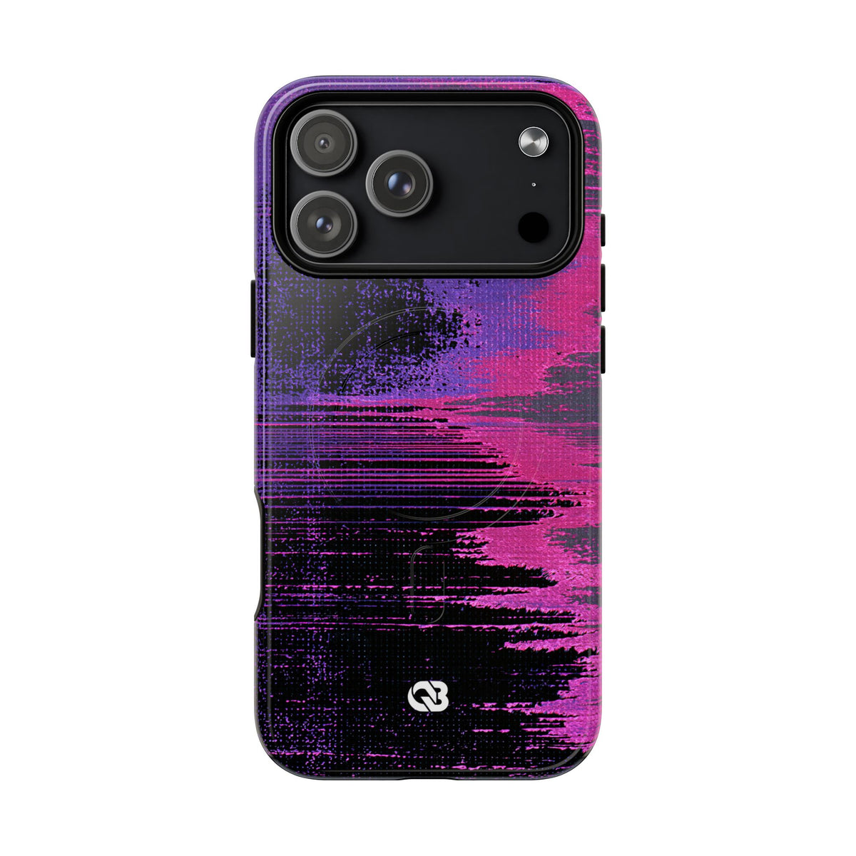 Neon Signal Shift · Tough 2.0 Magnetic Phone Case for iPhone · Purple