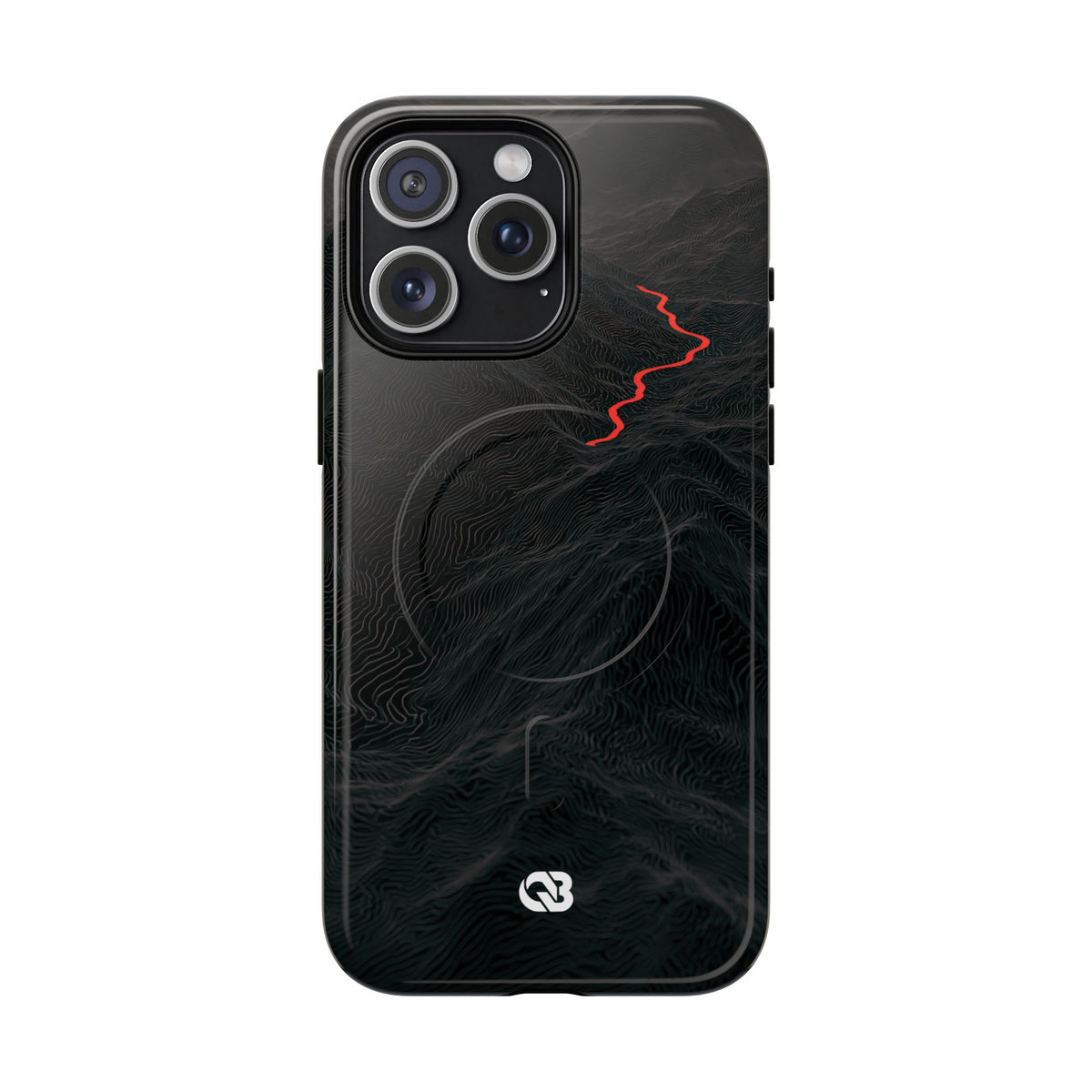Crimson Ridge Pass · Tough 2.0 Magnetic Phone Case for iPhone · Black