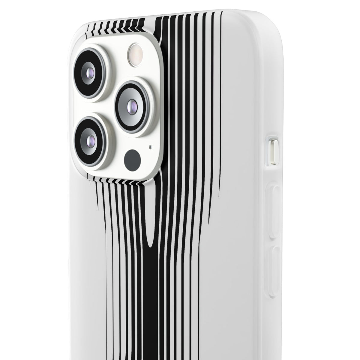 Linear Compression · Lite Phone Case for iPhone ·  Black