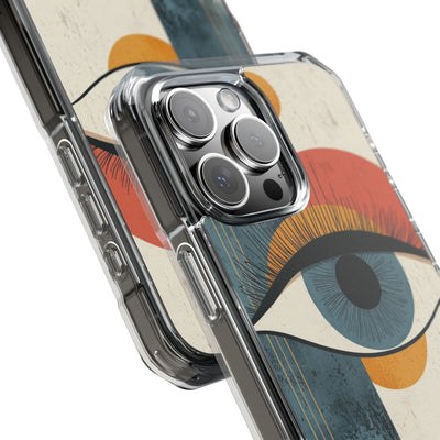 Distressed Azure Ocular · Impact Phone Case for iPhone · Magsafe