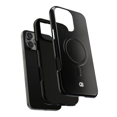 Black Tough 2.0 Magsafe Phone Case for iPhone - Brushed Obsidian Slate