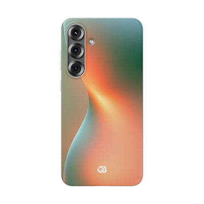 Radiant Contour · Lite Phone Case for Samsung · Orange