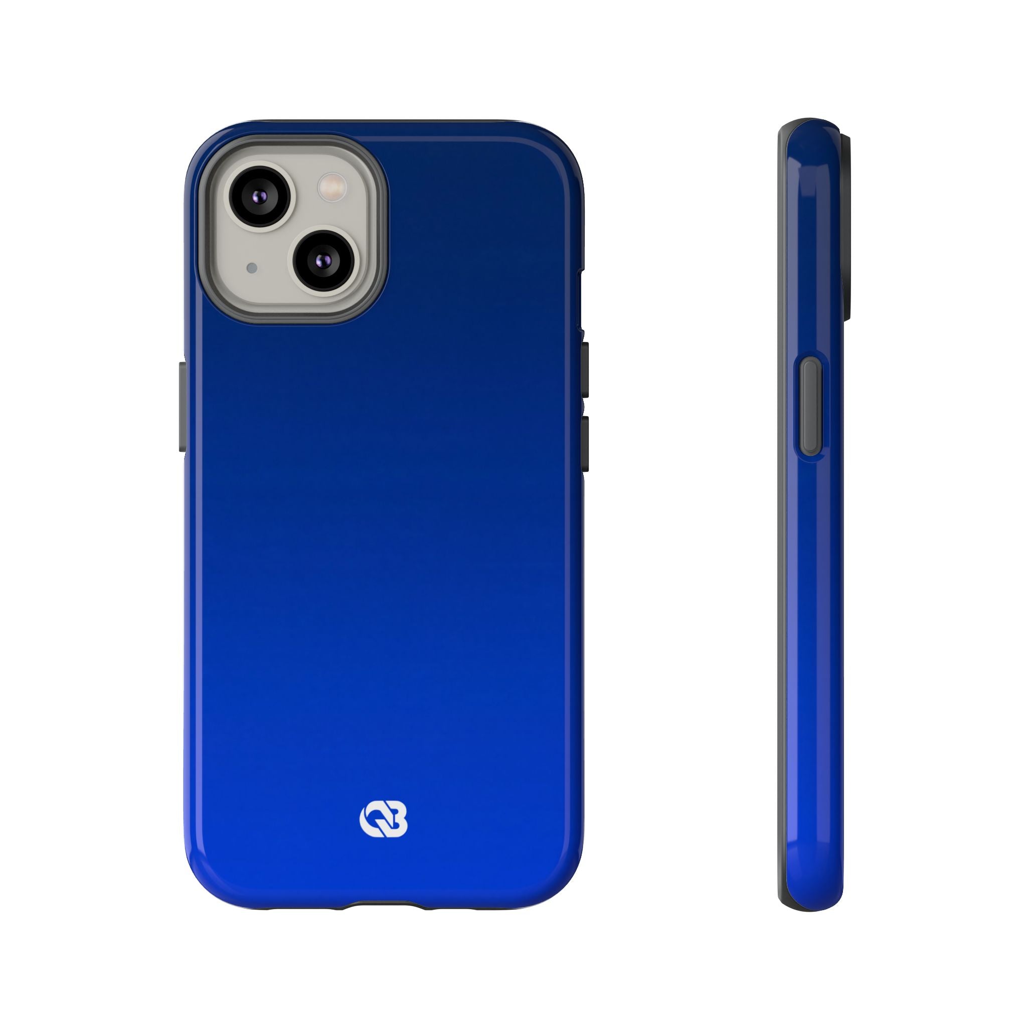Blue Tough Phone Case for iPhone - Cobalt Depth Shift