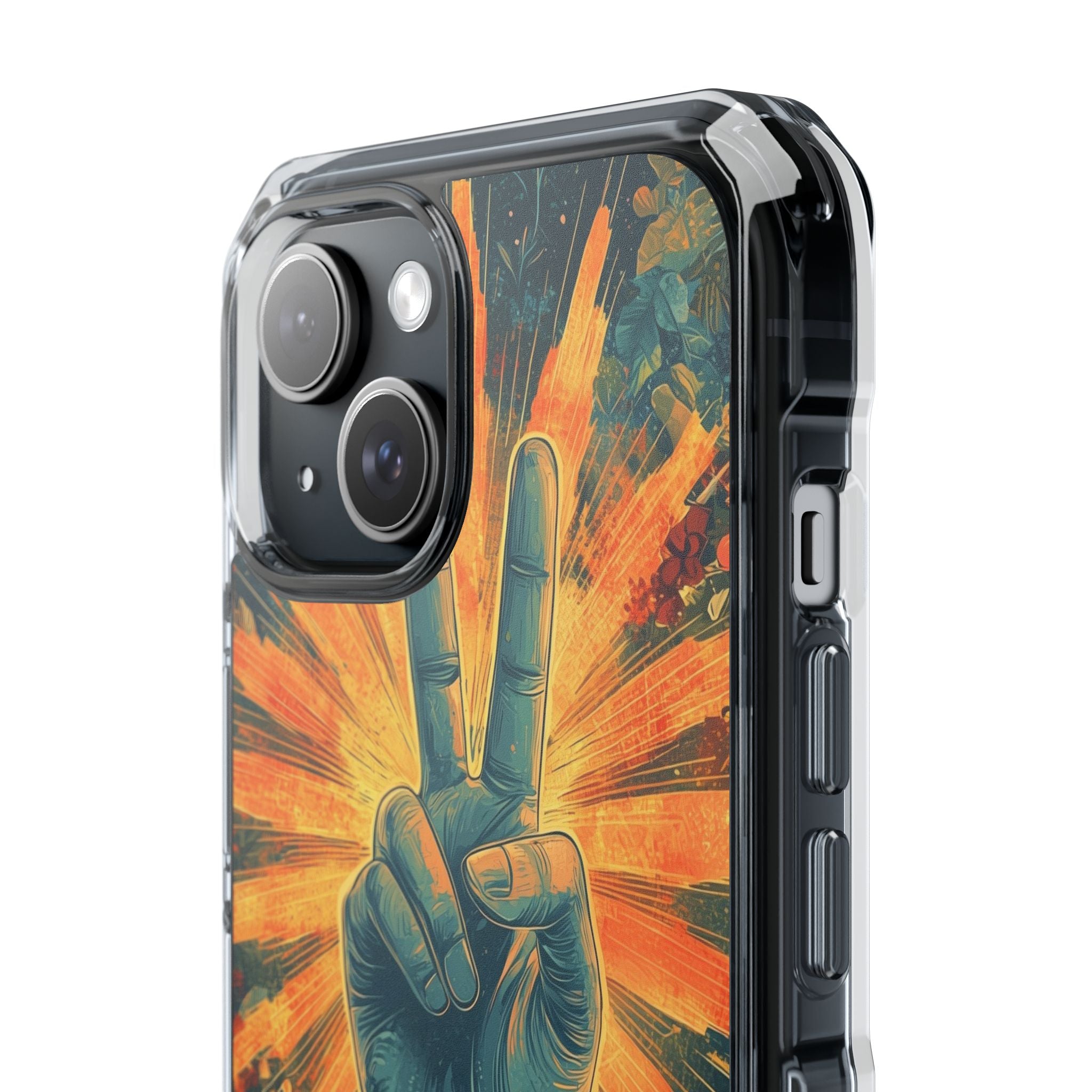 Radiant Peace Bloom · Impact etui na telefon dla iPhone · MagSafe