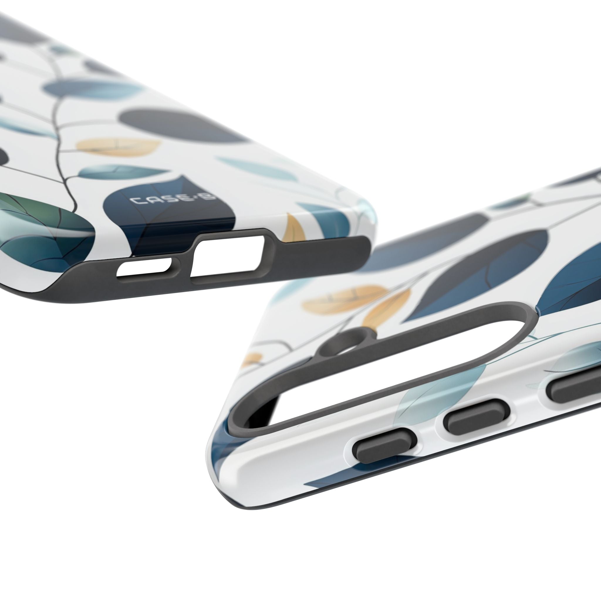 Navy Blattadern Samsung S25 Case - Tough