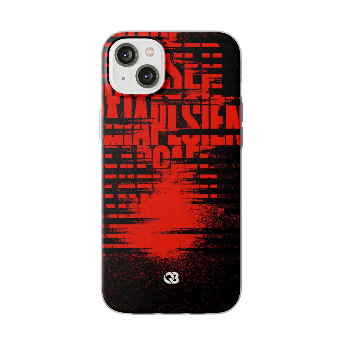 Crimson Redaction · Lite Phone Case for iPhone ·  Black