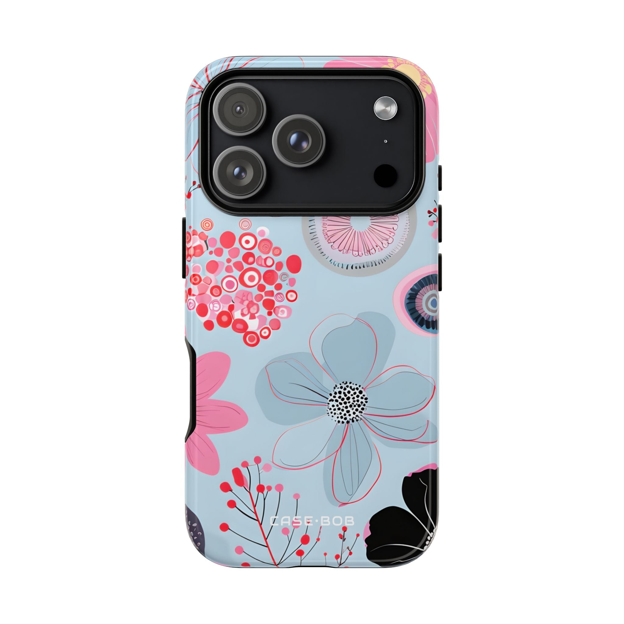 Bloom Whirl iPhone 17 Pro Case - Tough - CASE•BOB