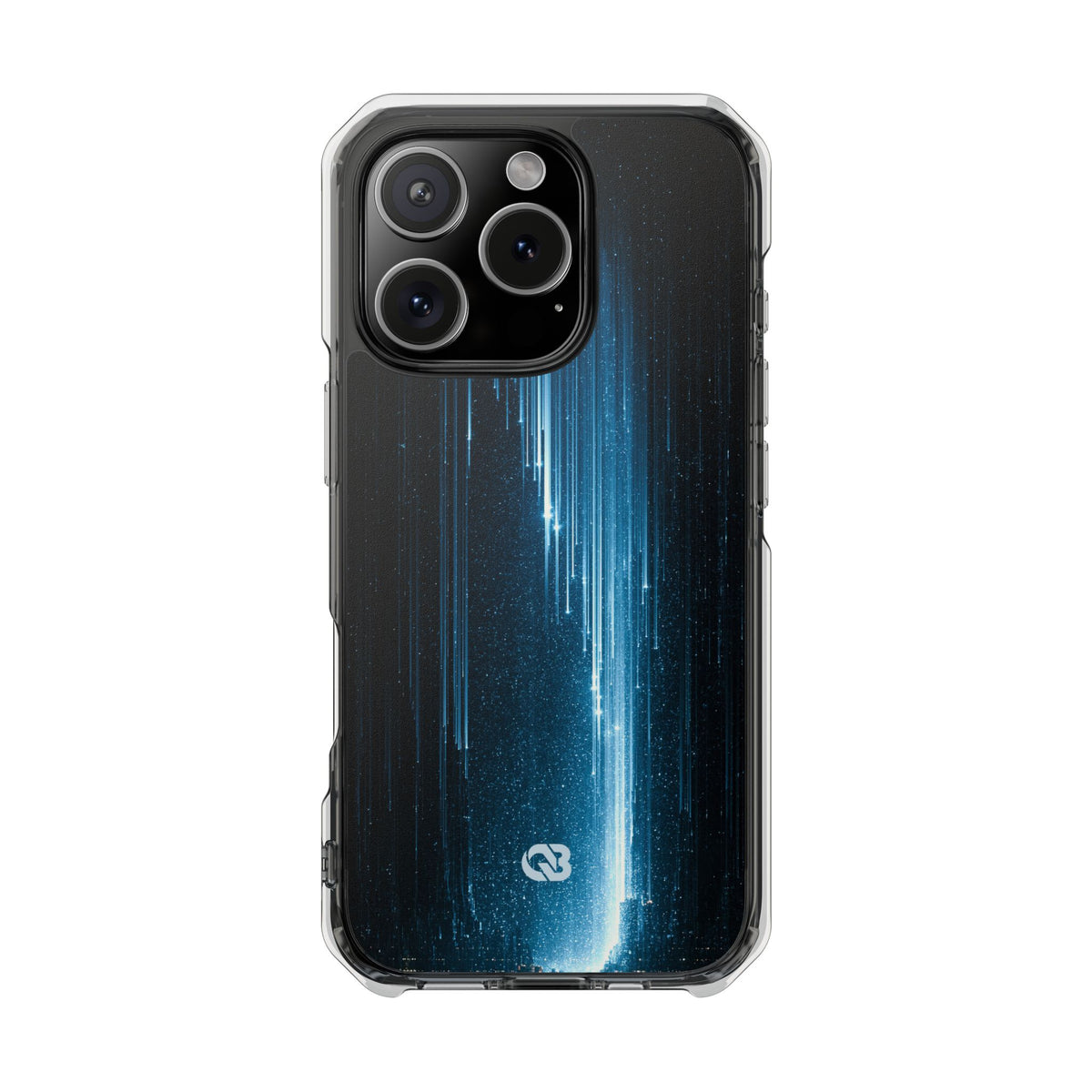 Nocturnal Cascade · Clear Impact Magnetic Phone Case for iPhone ·  Black