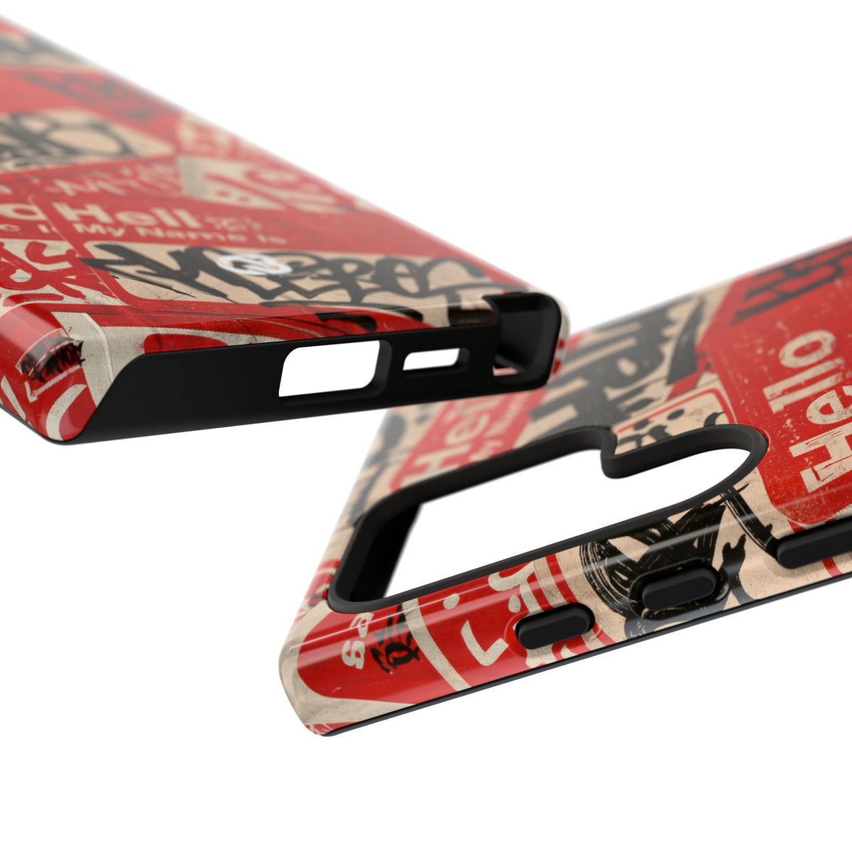Slap Tag Collage · Tough Phone Case for Samsung · Red