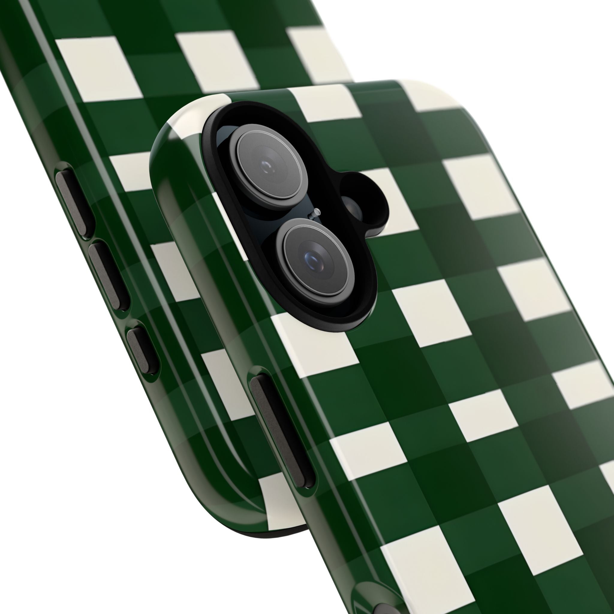 Hunter Green Plaid · Tough Phone Case for iPhone