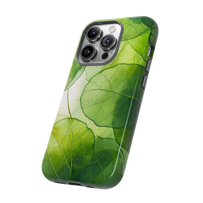 Emerald Leaf Veins · Tough Phone Case for iPhone