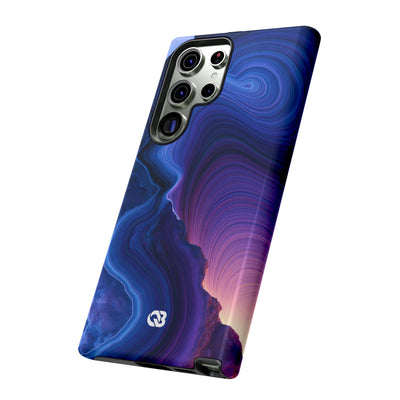 Radiant Strata · Tough Phone Case for Samsung · Blue