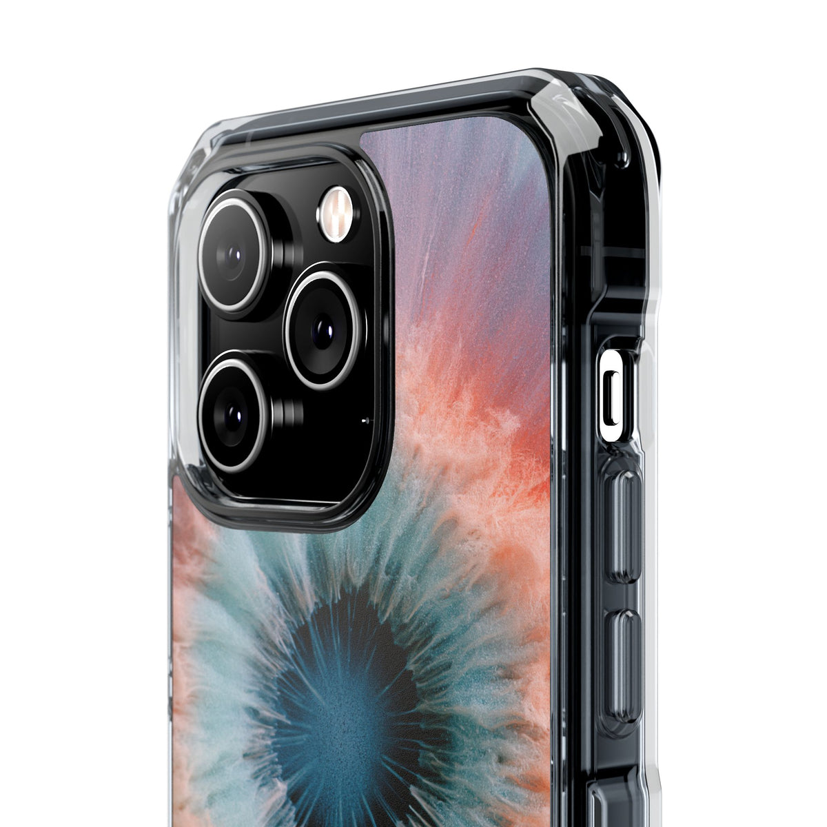 Radiant Aura Core · Clear Impact Magnetic Phone Case for iPhone · Orange