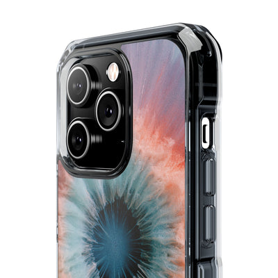 Radiant Aura Core · Clear Impact Magnetic Phone Case for iPhone · Orange