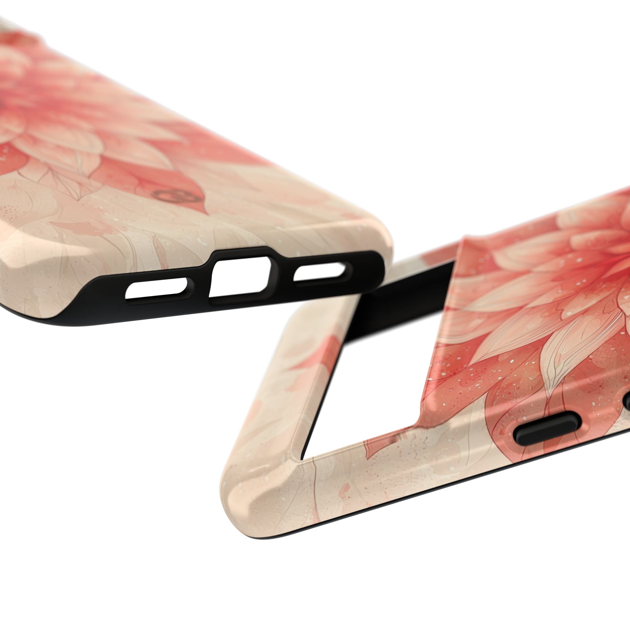 Coral Layered Bloom · Tough Etui na telefon dla Google Pixel