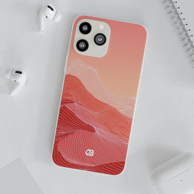 Coral Ridge Contours · Lite Phone Case for iPhone ·  Red