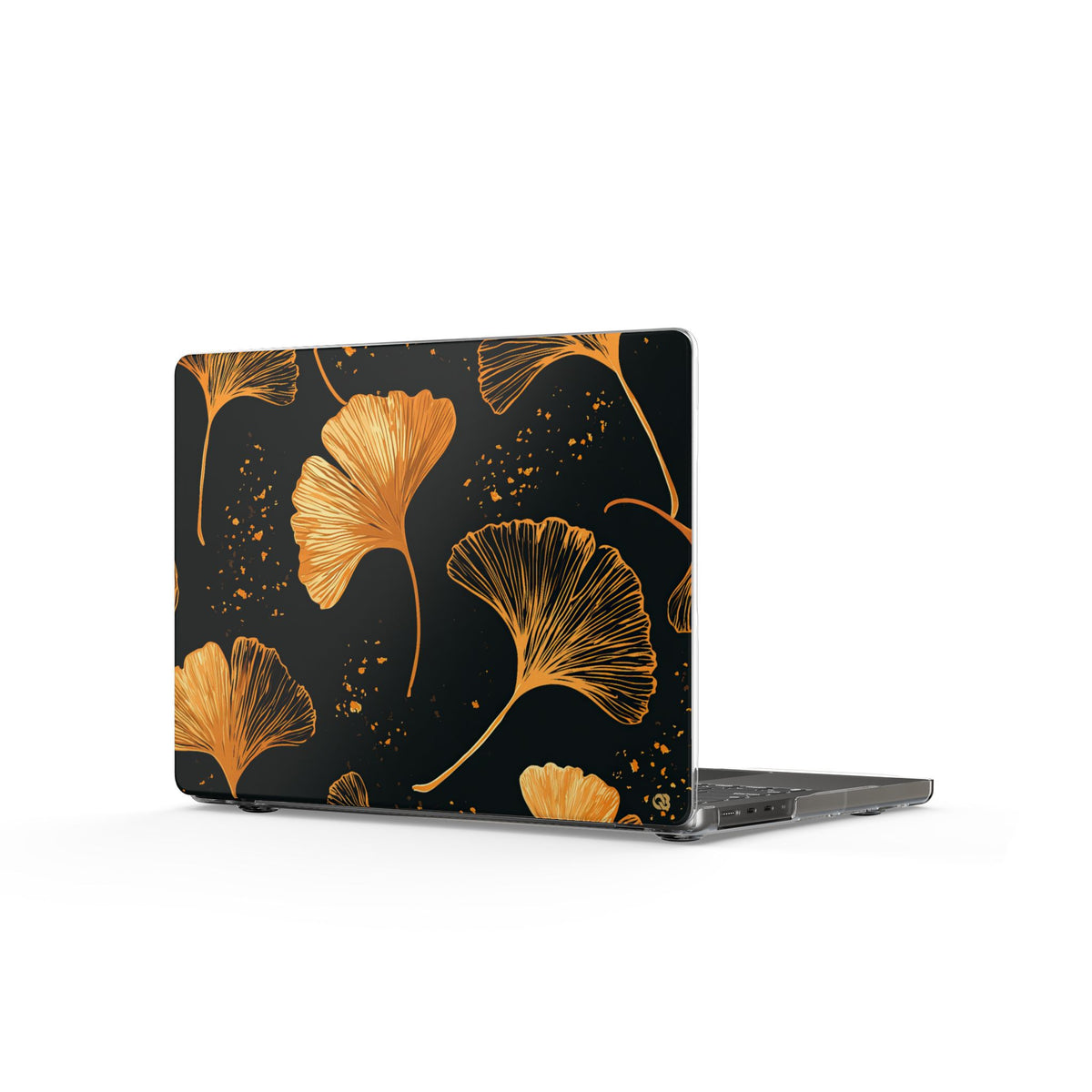 Gilded Ginkgo · Clear Hard Case for MacBook · Gold