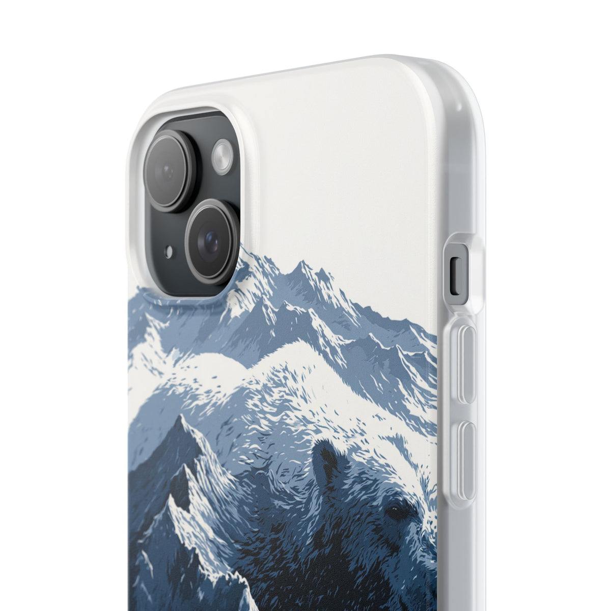Fjord Summit Bear · Lite Phone Case for iPhone ·  Blue