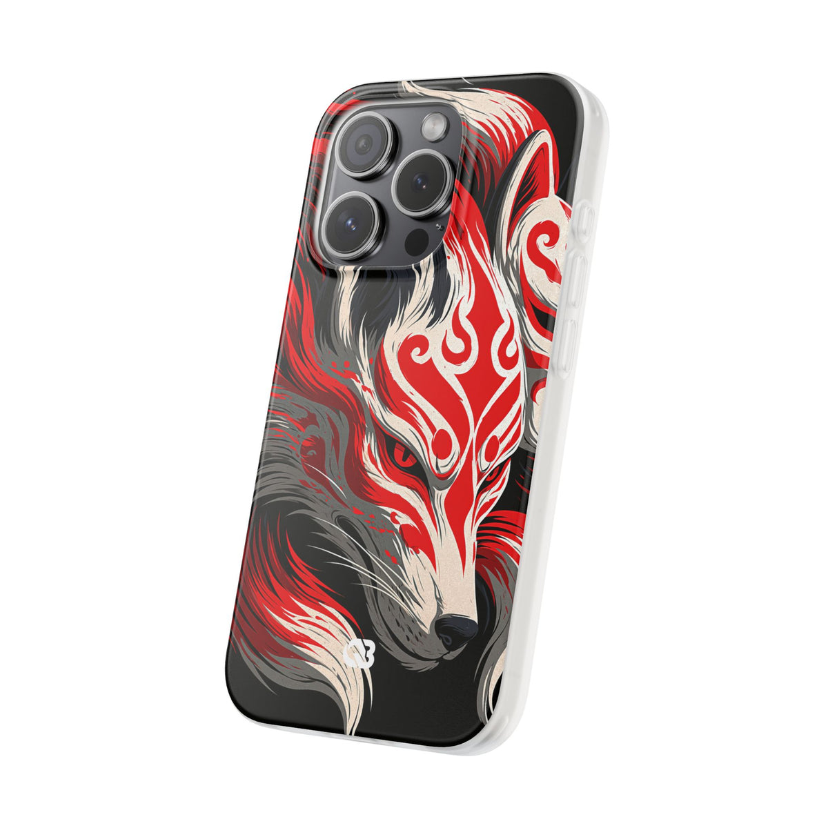 Crimson Kitsune Spirit · Lite Phone Case for iPhone ·  Red